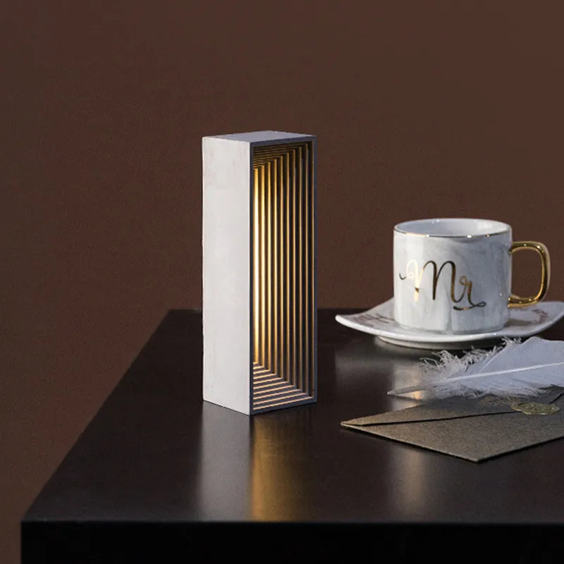 Concrete Nordic Table Lamp Night Light