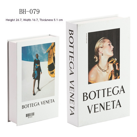 Minimalist Nordic Style Simulation Book Ornaments